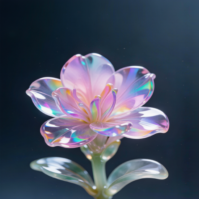 Rainbow Crystal Azalea Flower