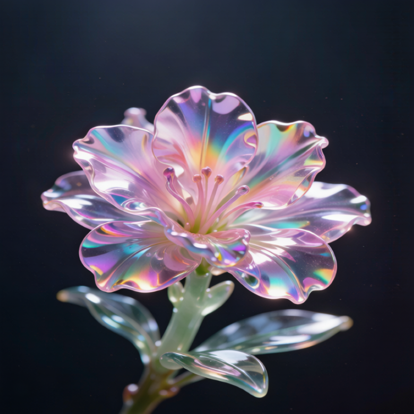 Rainbow Crystal Azalea Flower