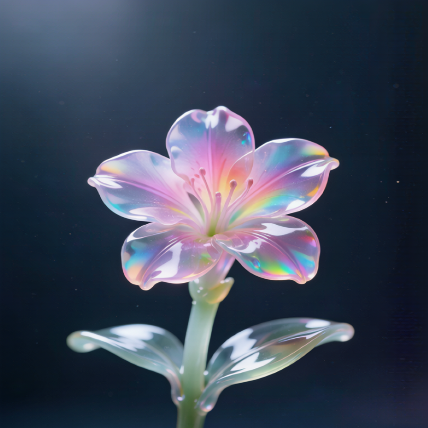 Rainbow Crystal Azalea Flower