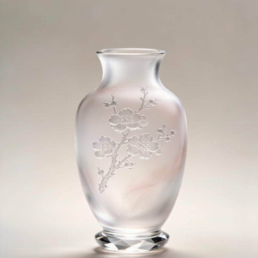 Rainbow Crystal Plum Blossom Vase