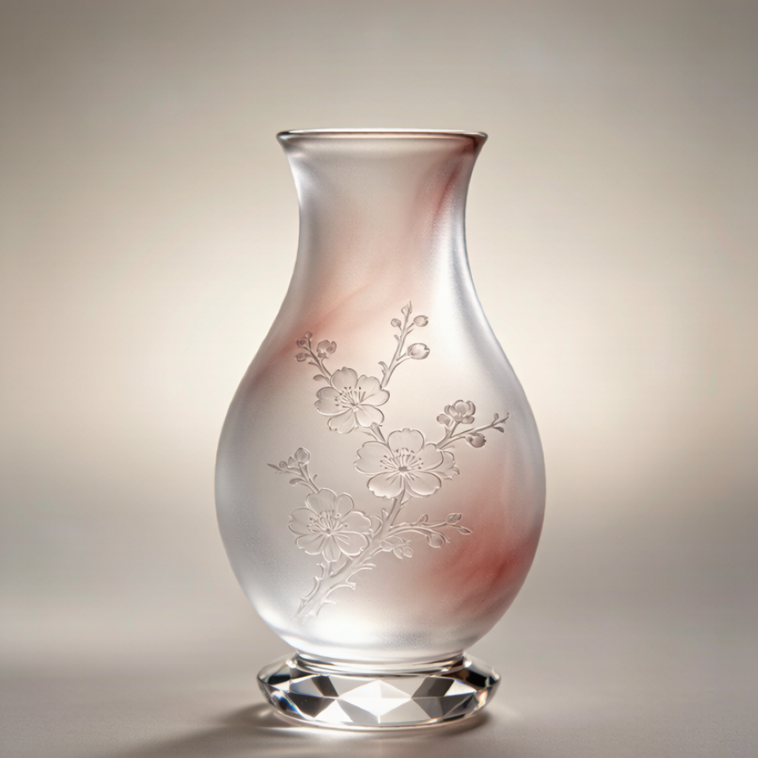Rainbow Crystal Plum Blossom Vase