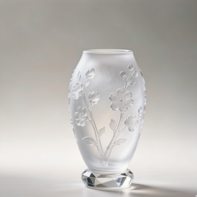 Rainbow Crystal Begonia Vase