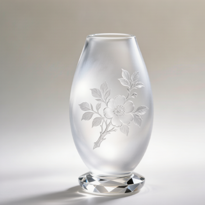 Rainbow Crystal Begonia Vase