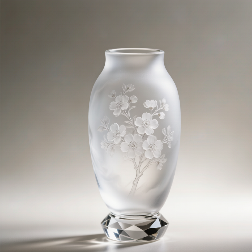 Rainbow Crystal Begonia Vase