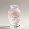 Rainbow Crystal Peony Vase